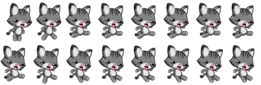 https://www.gameart2d.com/cat-and-dog-free-sprites.html Creative Common Zero (CC0) a.k.a Public Domain license