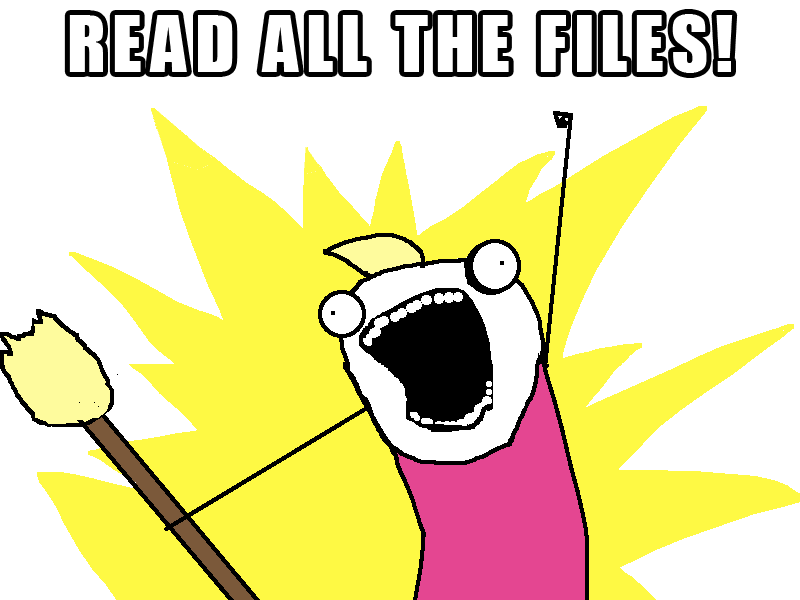 Read All The Files!