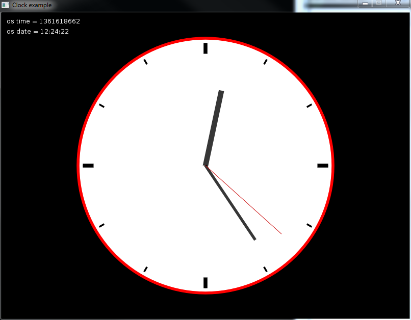 A simple clock