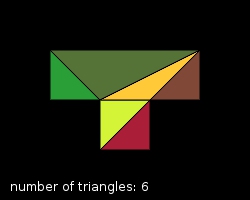 Simple example og triangulation using Love 0.9