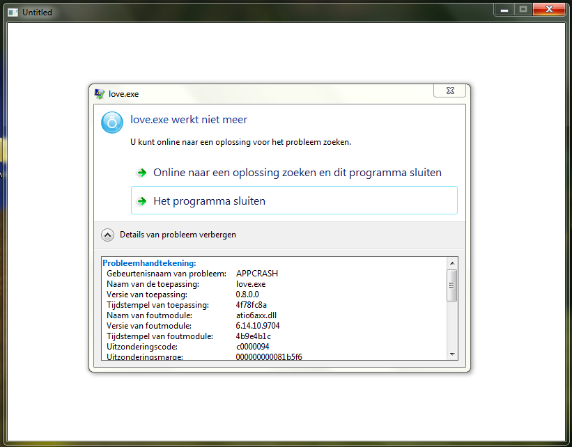 here, i show you the message from windows7